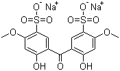 2,2'-二羟基-4,4'-二甲氧基二苯甲酮-5,5'-二磺酸钠, 二苯甲酮-9, CAS #: 76656-36-5